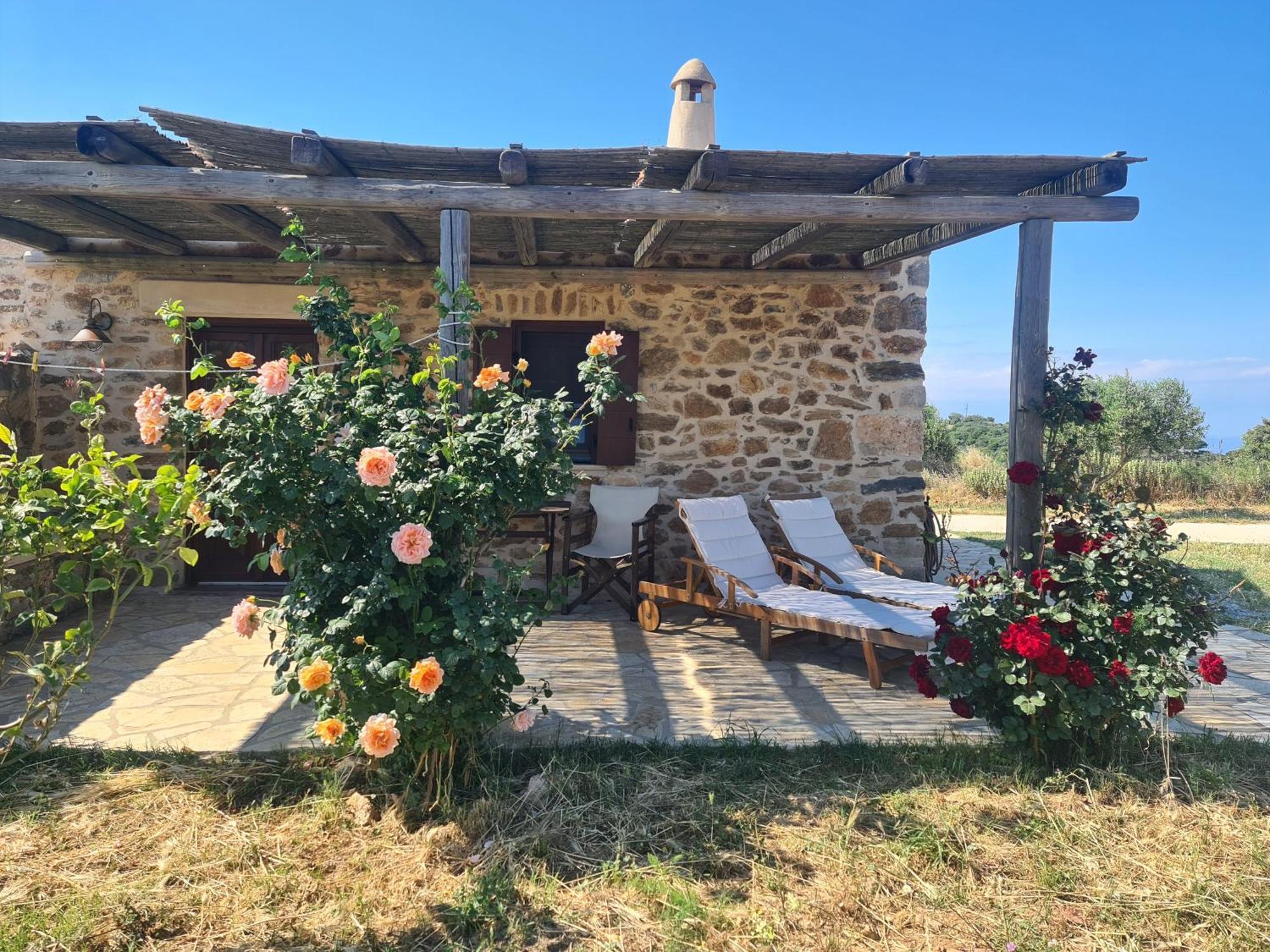 Вілла The Stone House Potamos  Екстер'єр фото